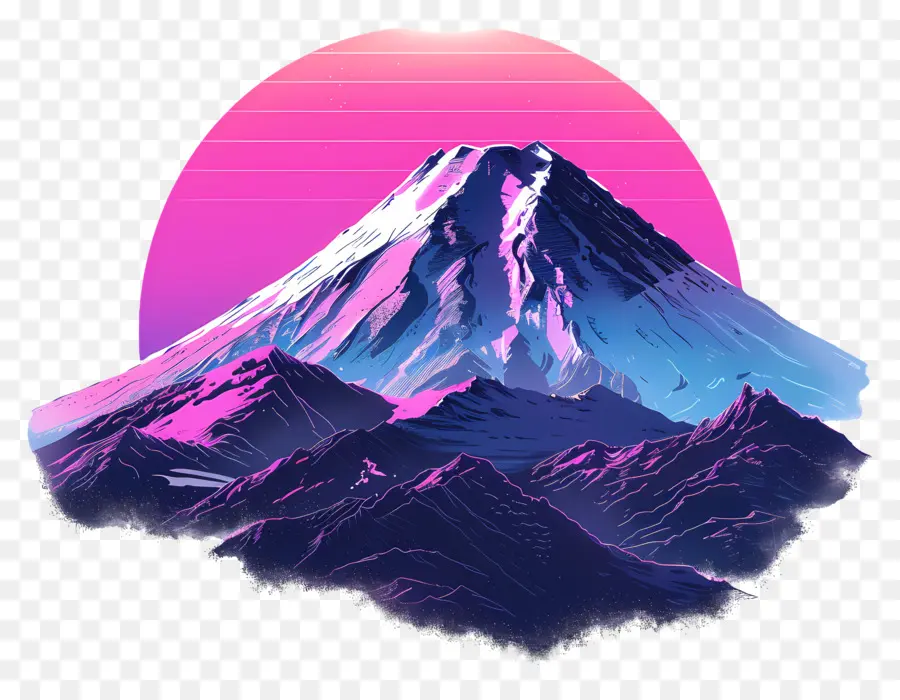 Vaporwave Dağı，Vaporwave PNG