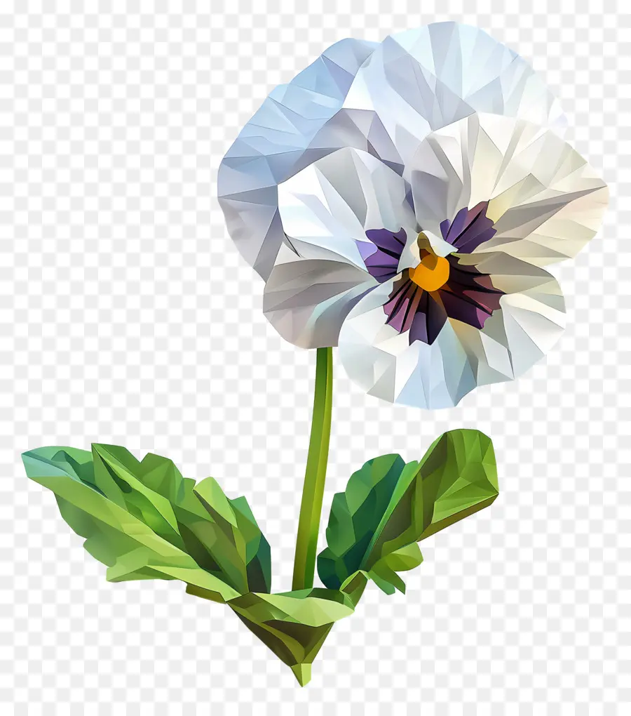 Dijital çiçek Sanatı，Beyaz çiçek PNG