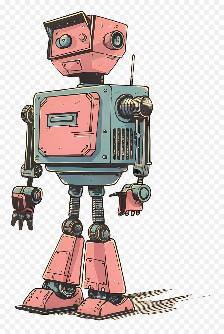 Robot，Karikatür Robot PNG