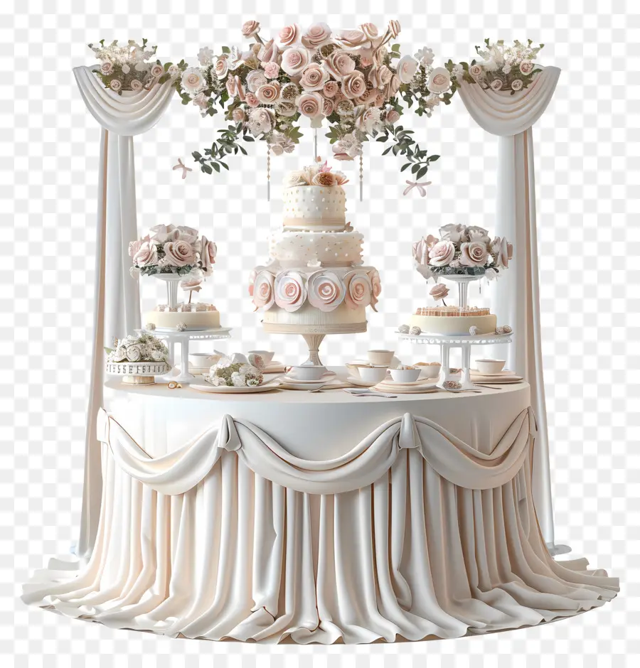 Nikah Masasına，Düğün Pastası PNG