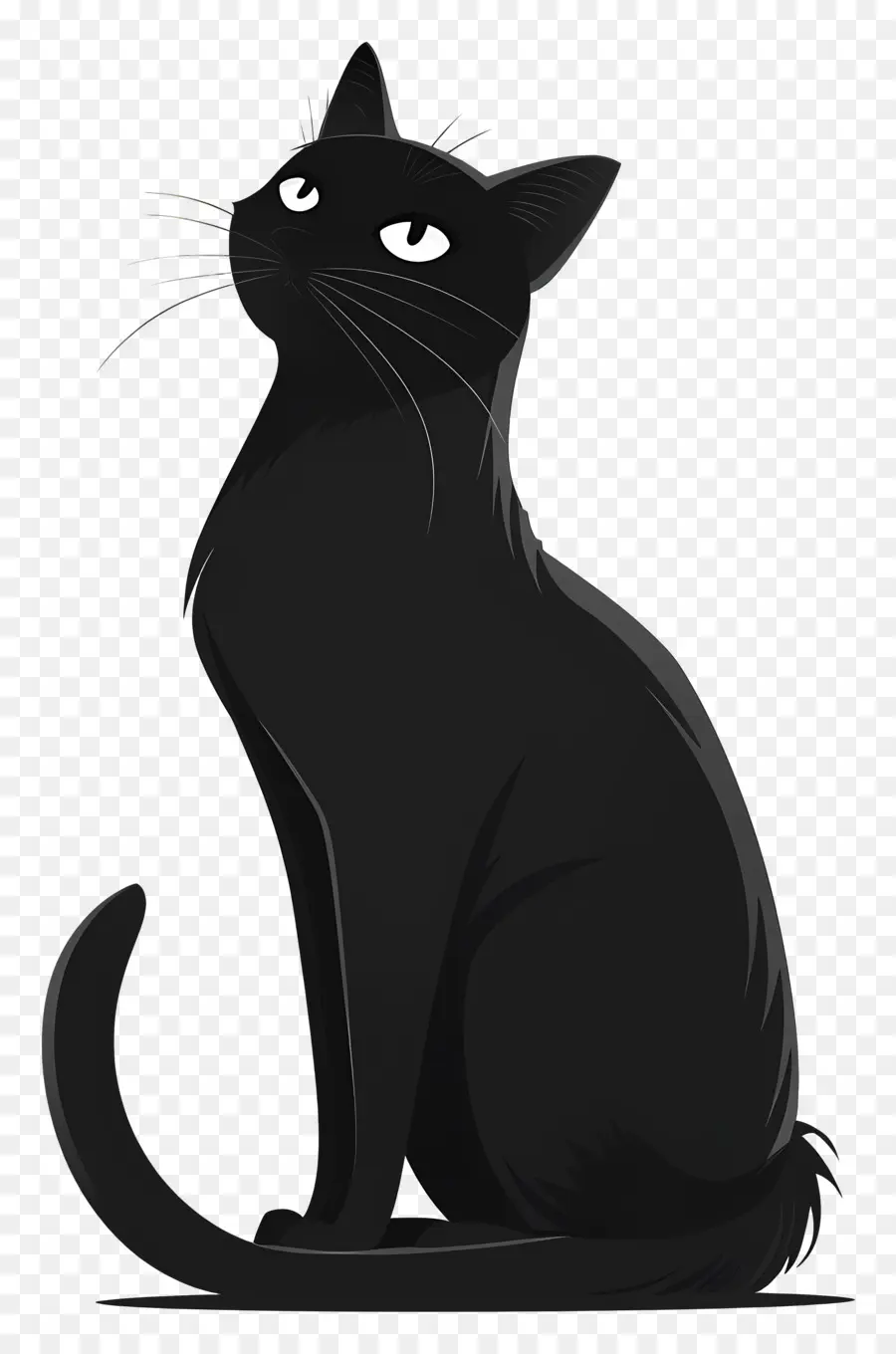 Siyah Kedi，Arka Bacaklar PNG
