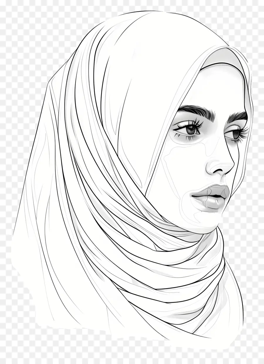 Tesettür，İslam Kadın PNG