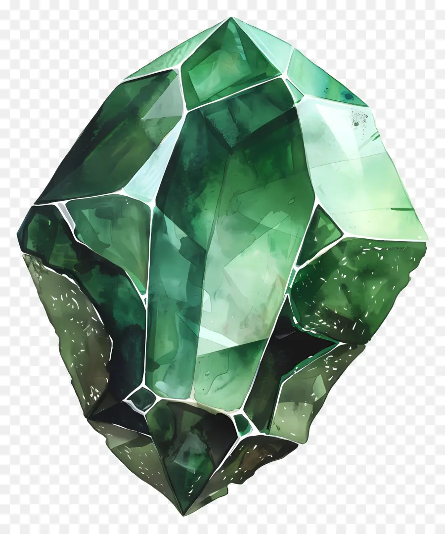 Zümrüt Taş，Yeşil Kristal PNG