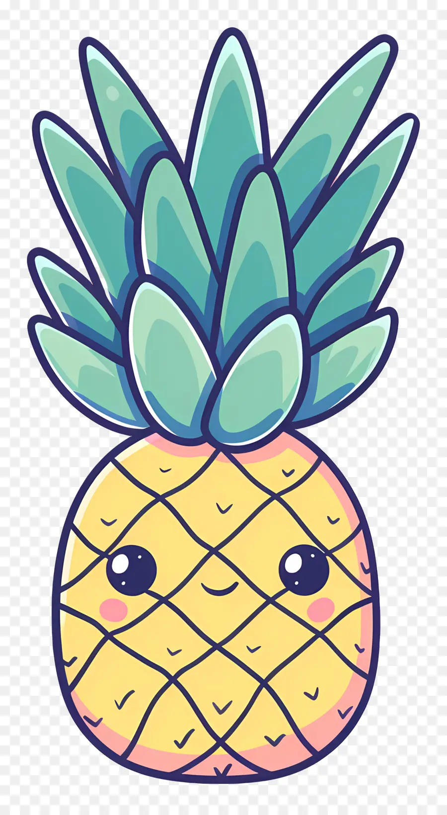 Ananas，Karikatür Ananas PNG