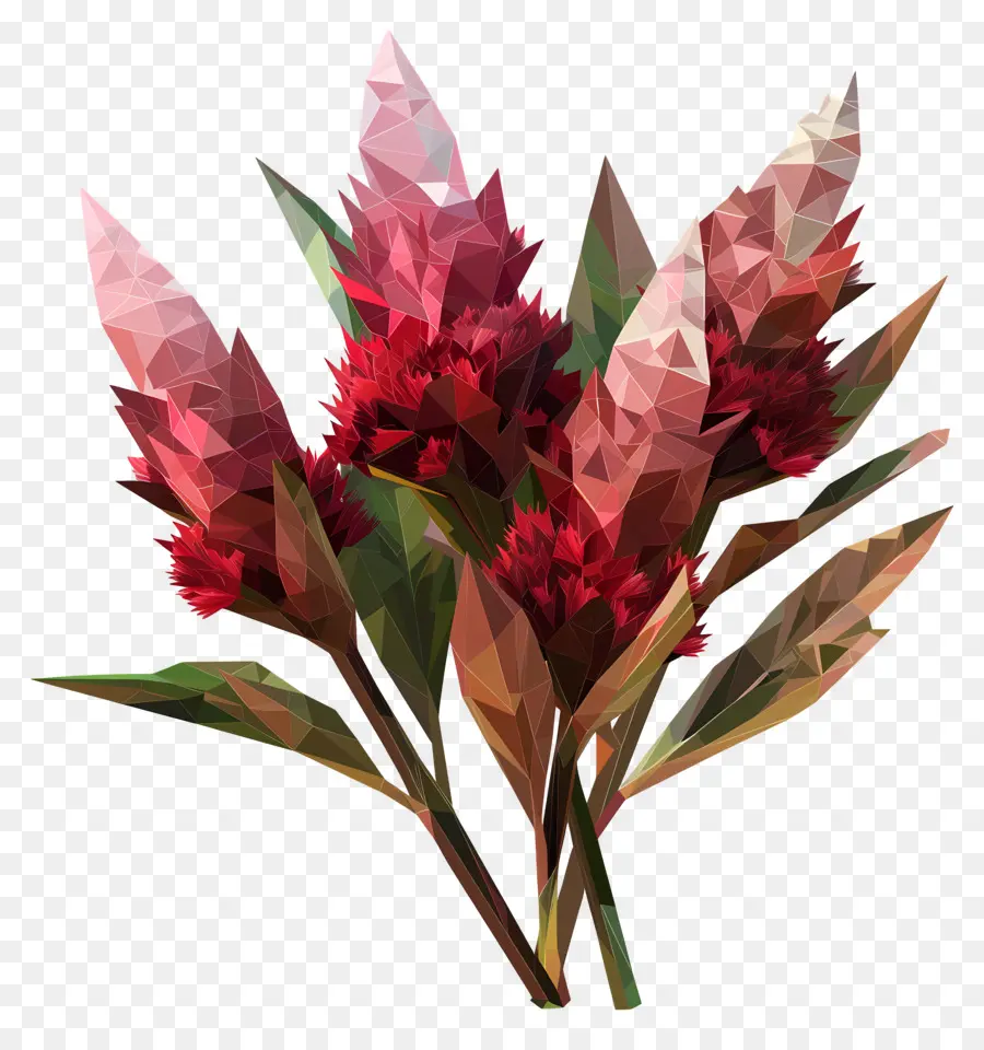 Dijital çiçek，Kırmızı Güller PNG