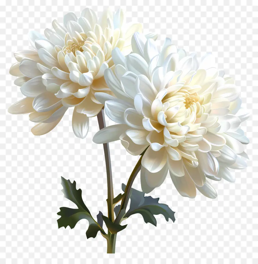 Dijital çiçek，Kasımpatı PNG