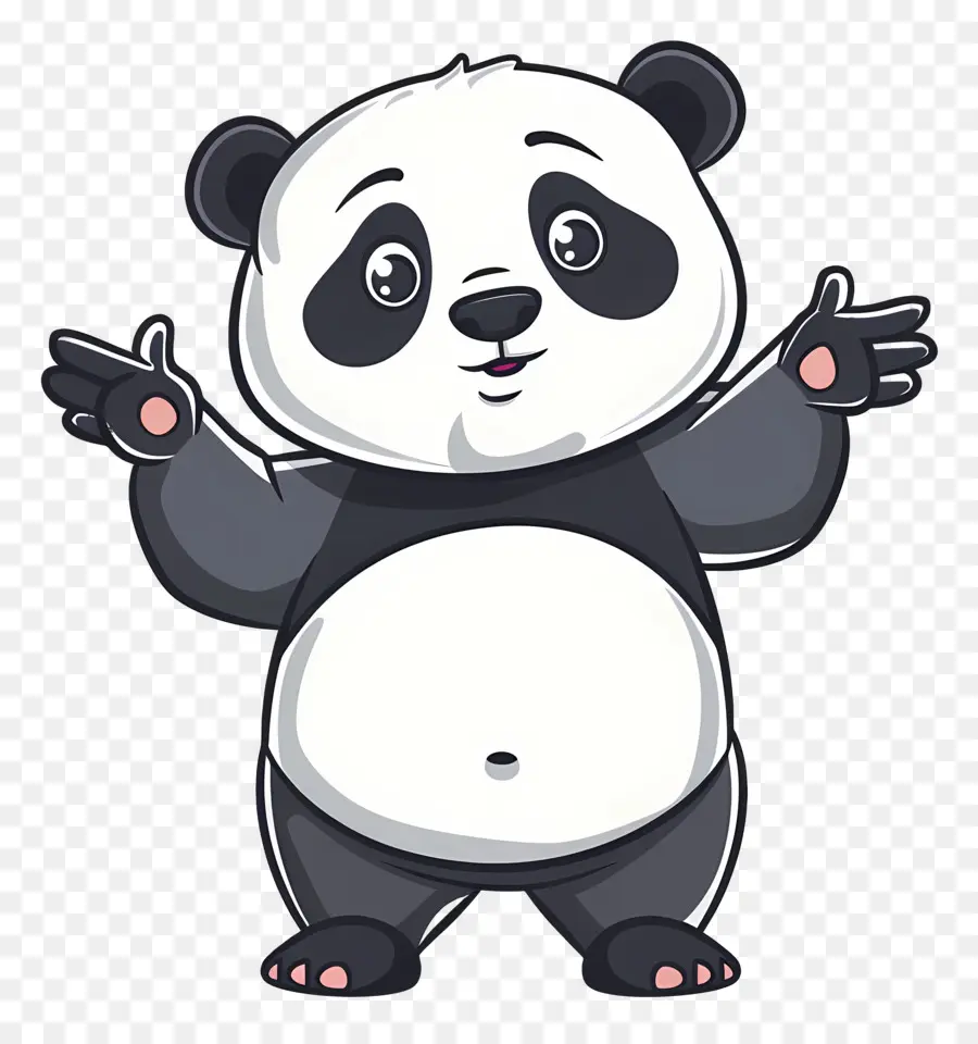 Omuz Silkmek，Panda PNG