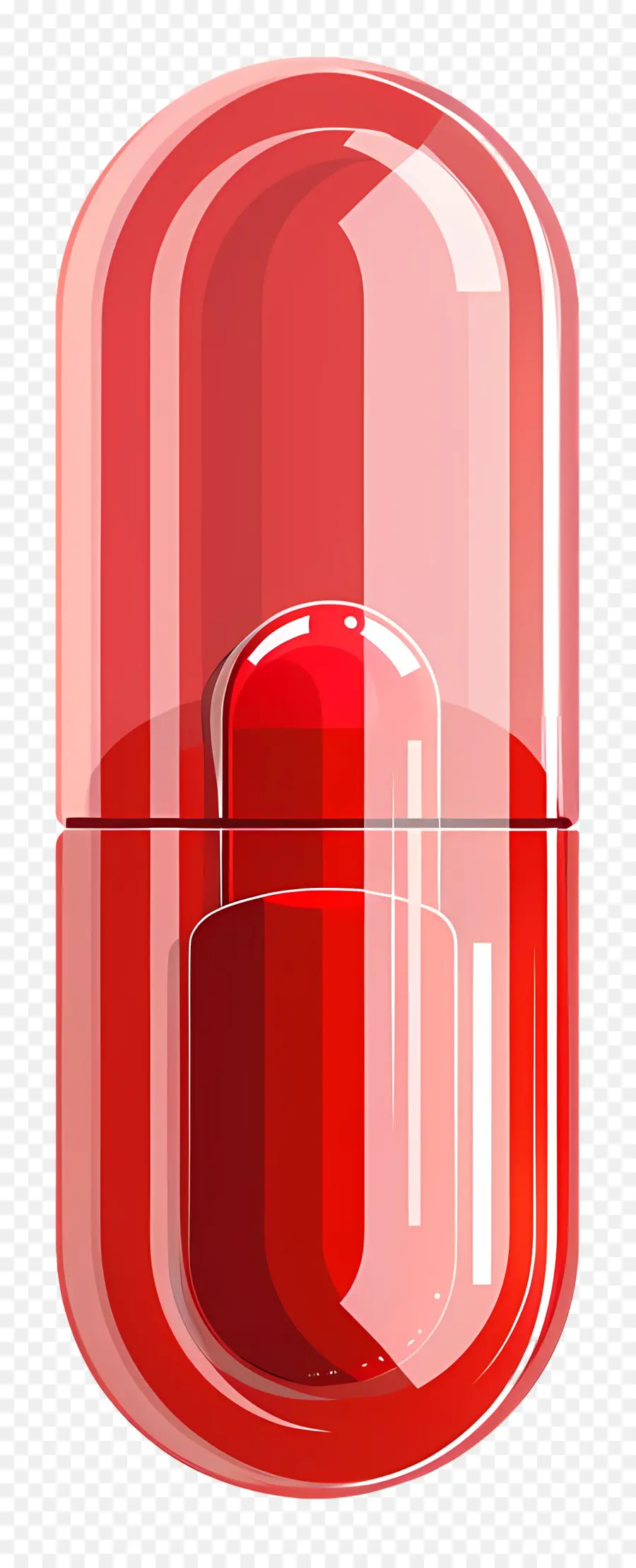 Kapsül，Kırmızı Cam şişe PNG