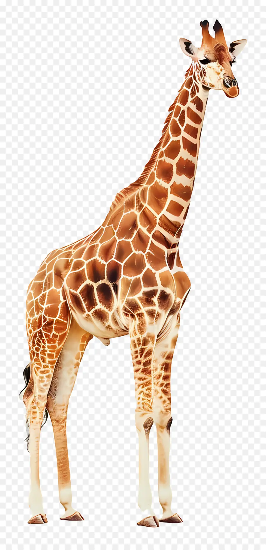 Zürafa，çizgili PNG