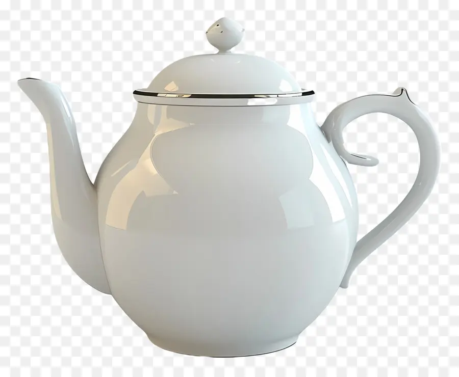 çaydanlık，Beyaz çaydanlık PNG