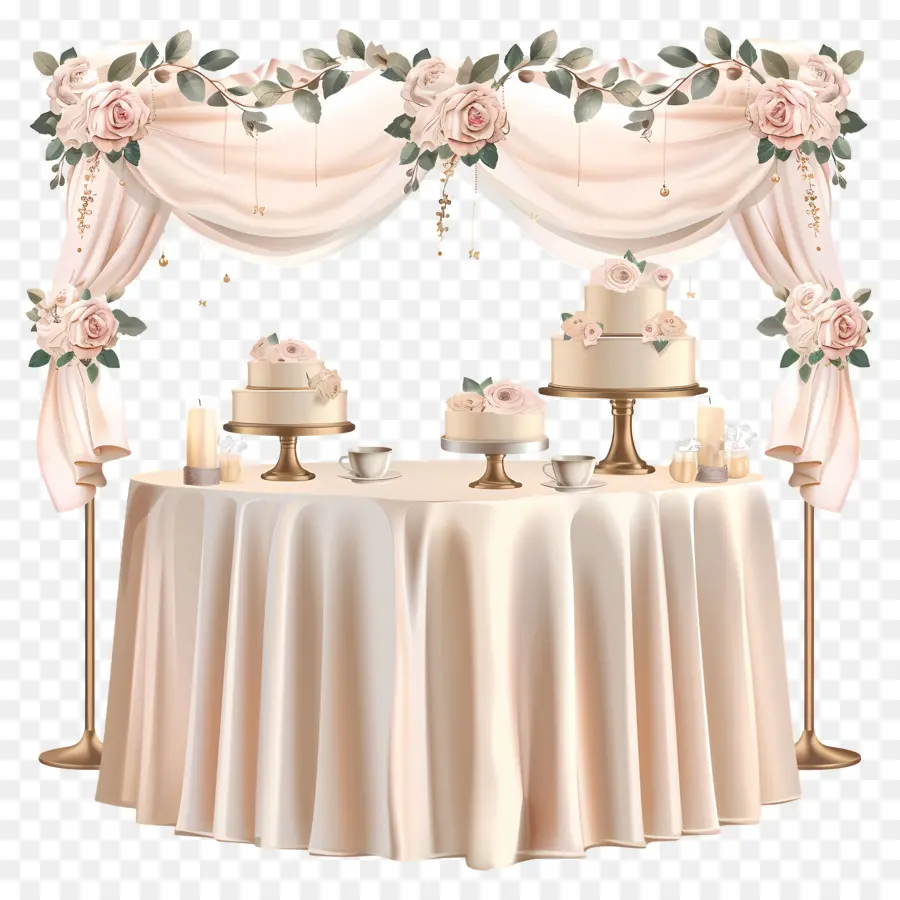 Nikah Masasına，Düğün Pastaları PNG