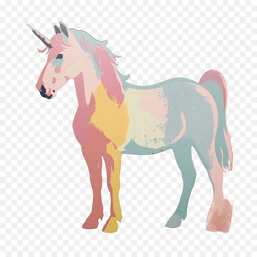 Unicorn，Renkli PNG