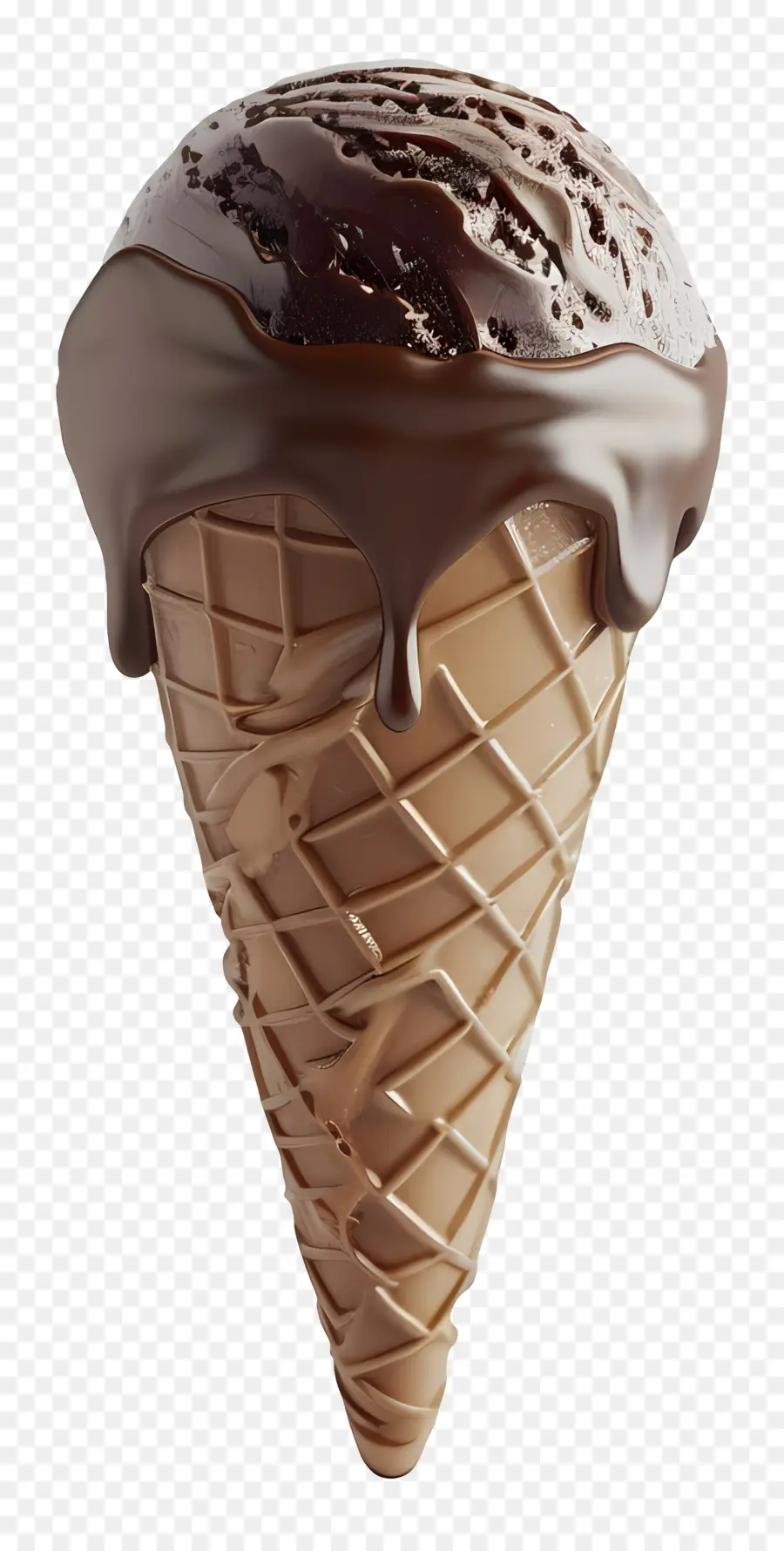 Dondurma，çikolatalı Dondurma Konisi PNG