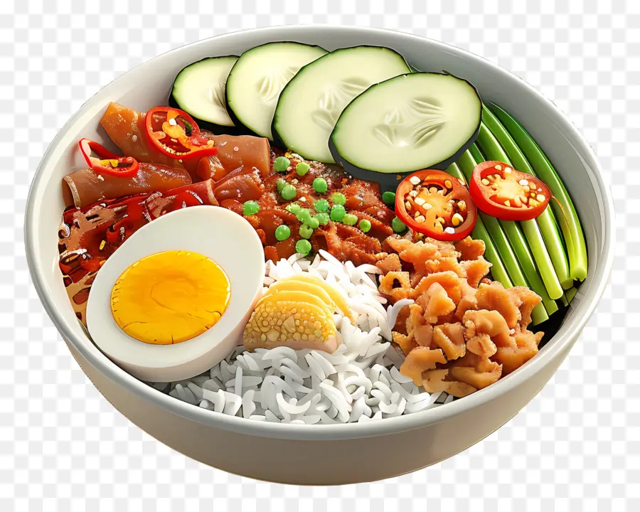 Nasi Lemak，Malay Gıda PNG