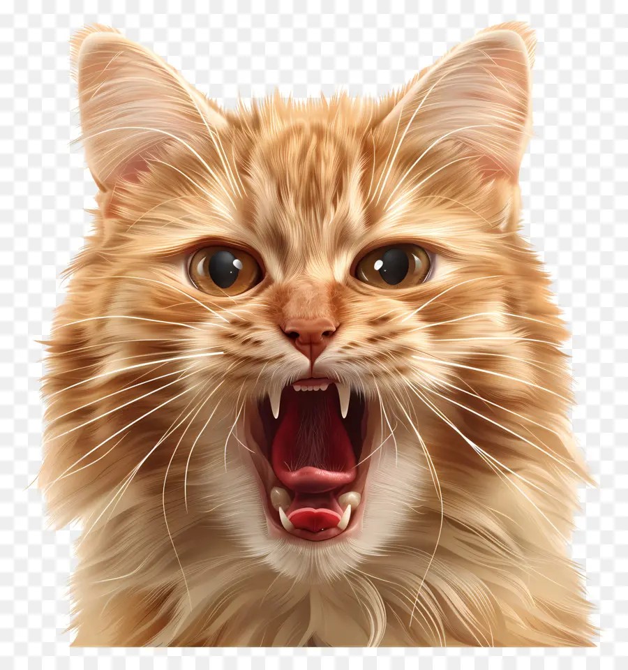 Yavru Kedi Emojisi，Kızgın Kedi PNG