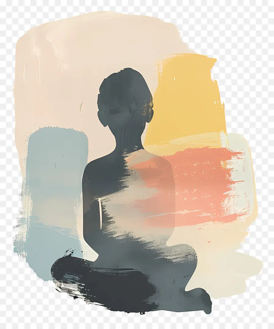 Çocuk，Meditasyon PNG