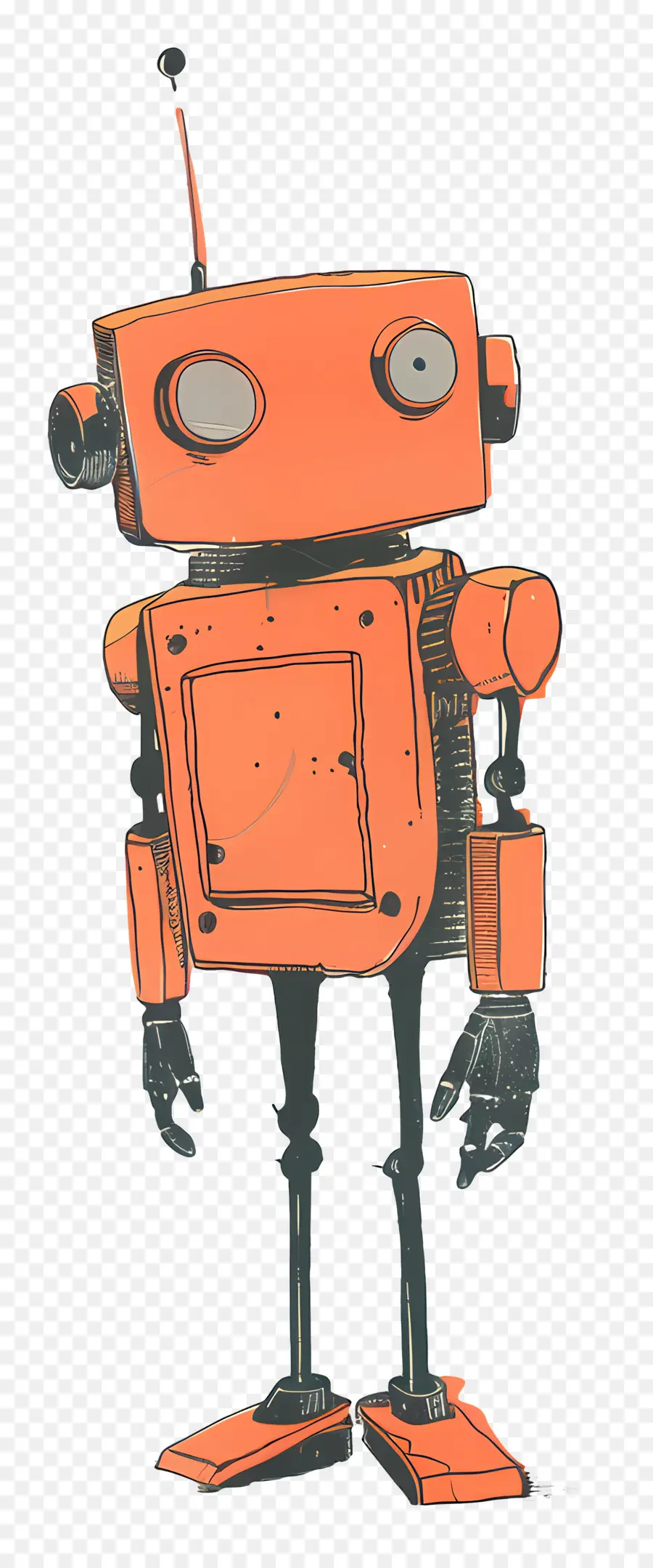Robot，Turuncu Robot PNG