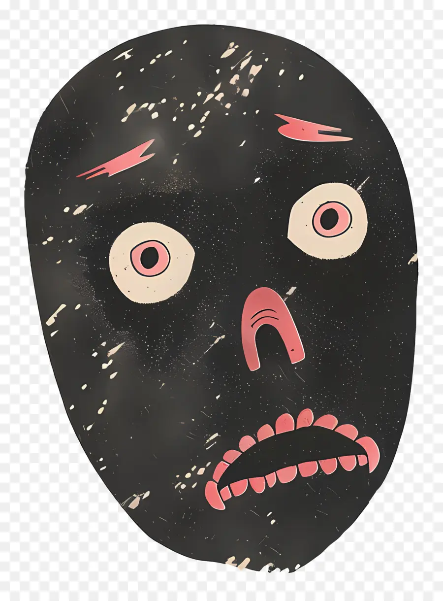 Korkutucu Yüz，Siyah Maske PNG