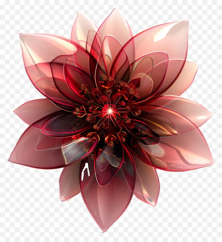 Yakut çiçek，3d çiçek Modeli PNG