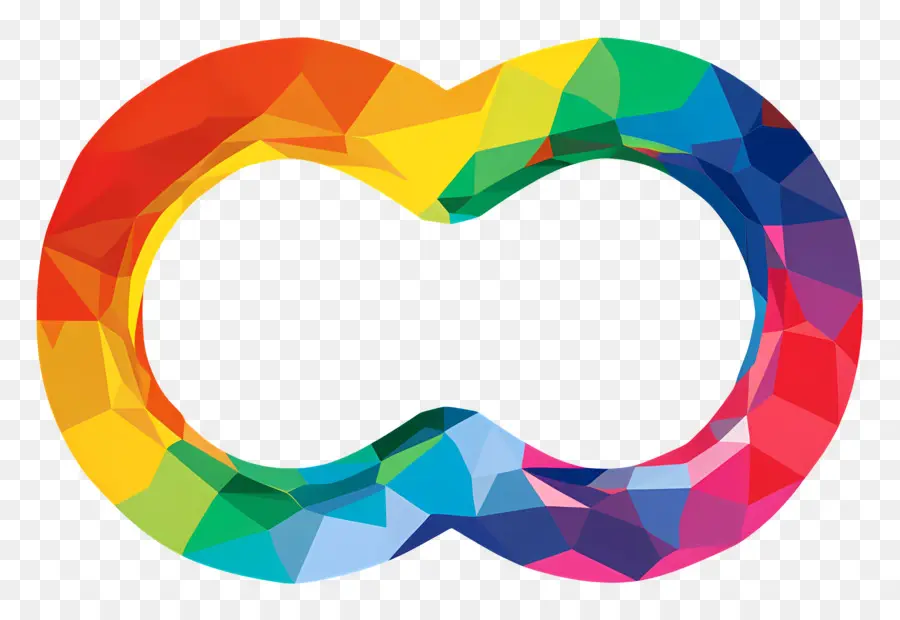 Otistik Gurur Günü，Renkli Logo PNG