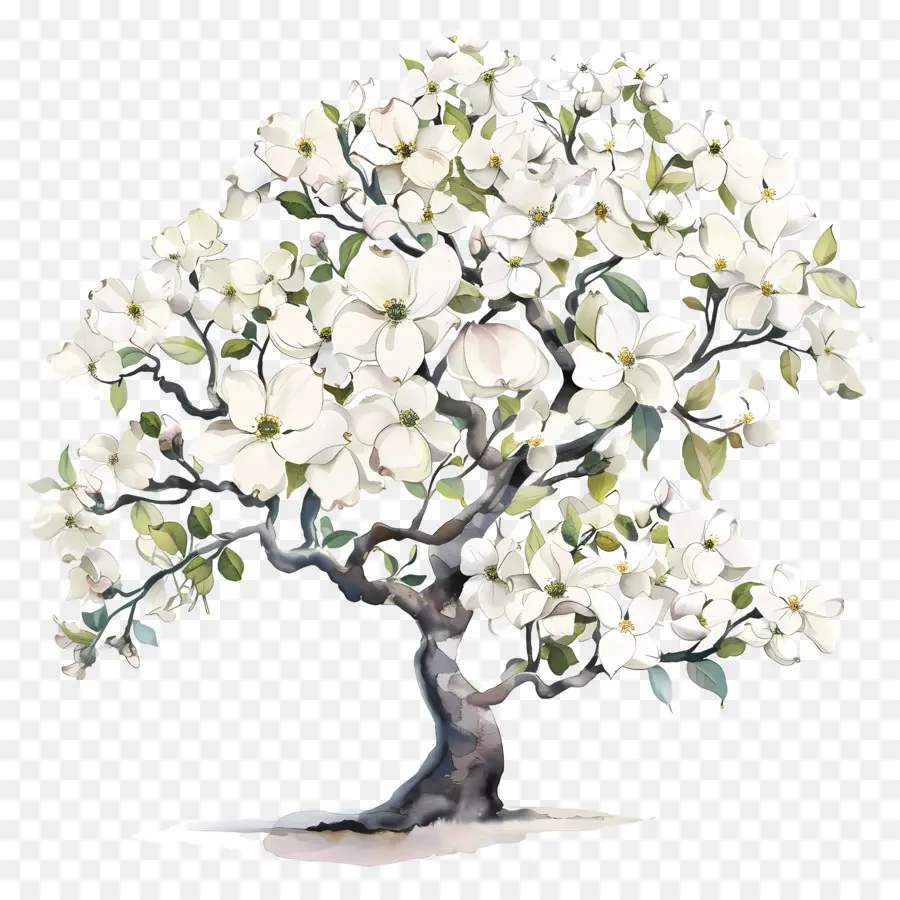 Kızılcık Ağacı，Bahar çiçekleri PNG