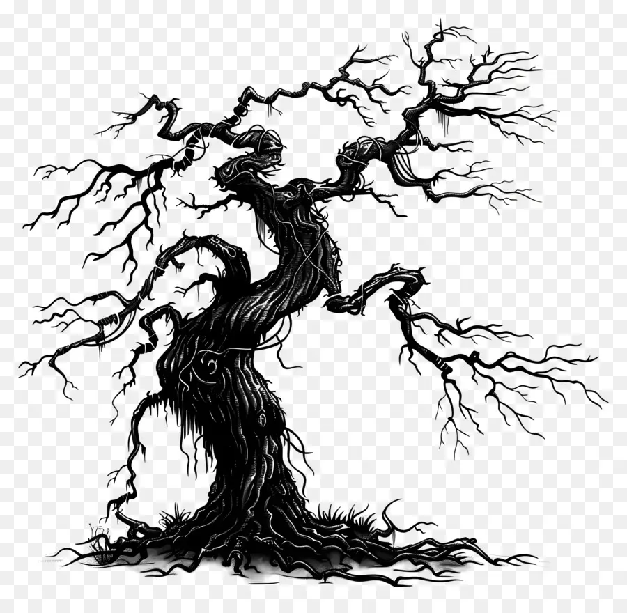 Kara Orman Ağacı，Spooky Ağaç PNG