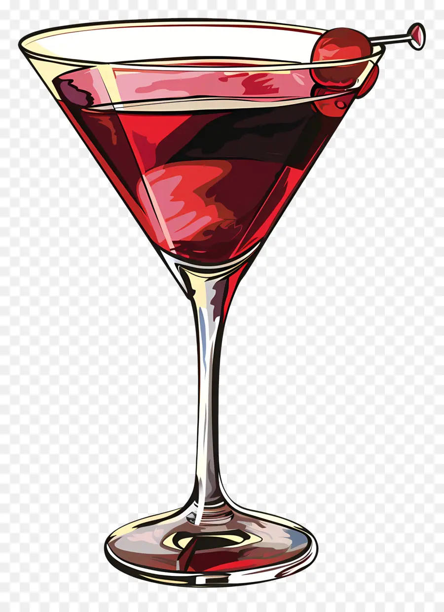 Martini Cam，Kırmızı Martini PNG