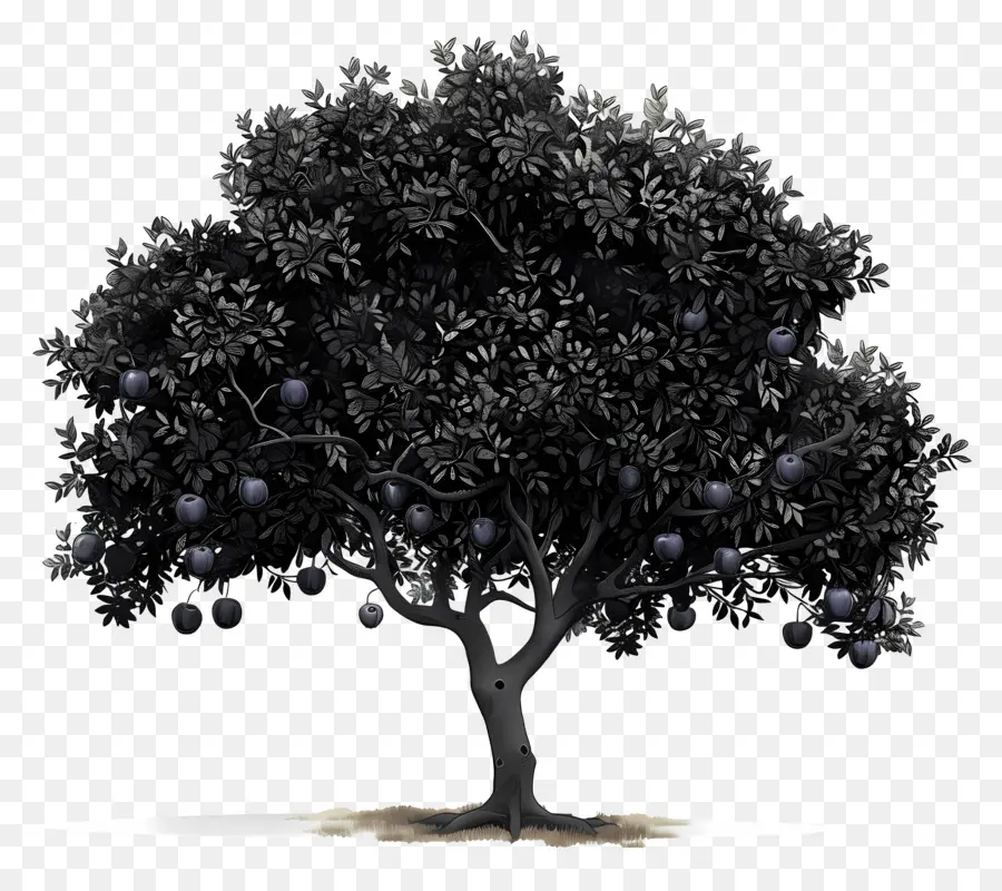 Siyah Elma Ağacı，Ağaç PNG