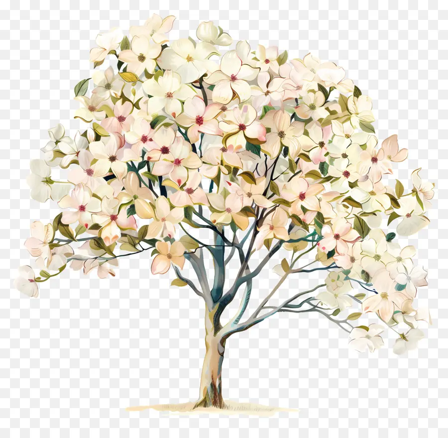 Kızılcık Ağacı，Kiraz çiçeği PNG