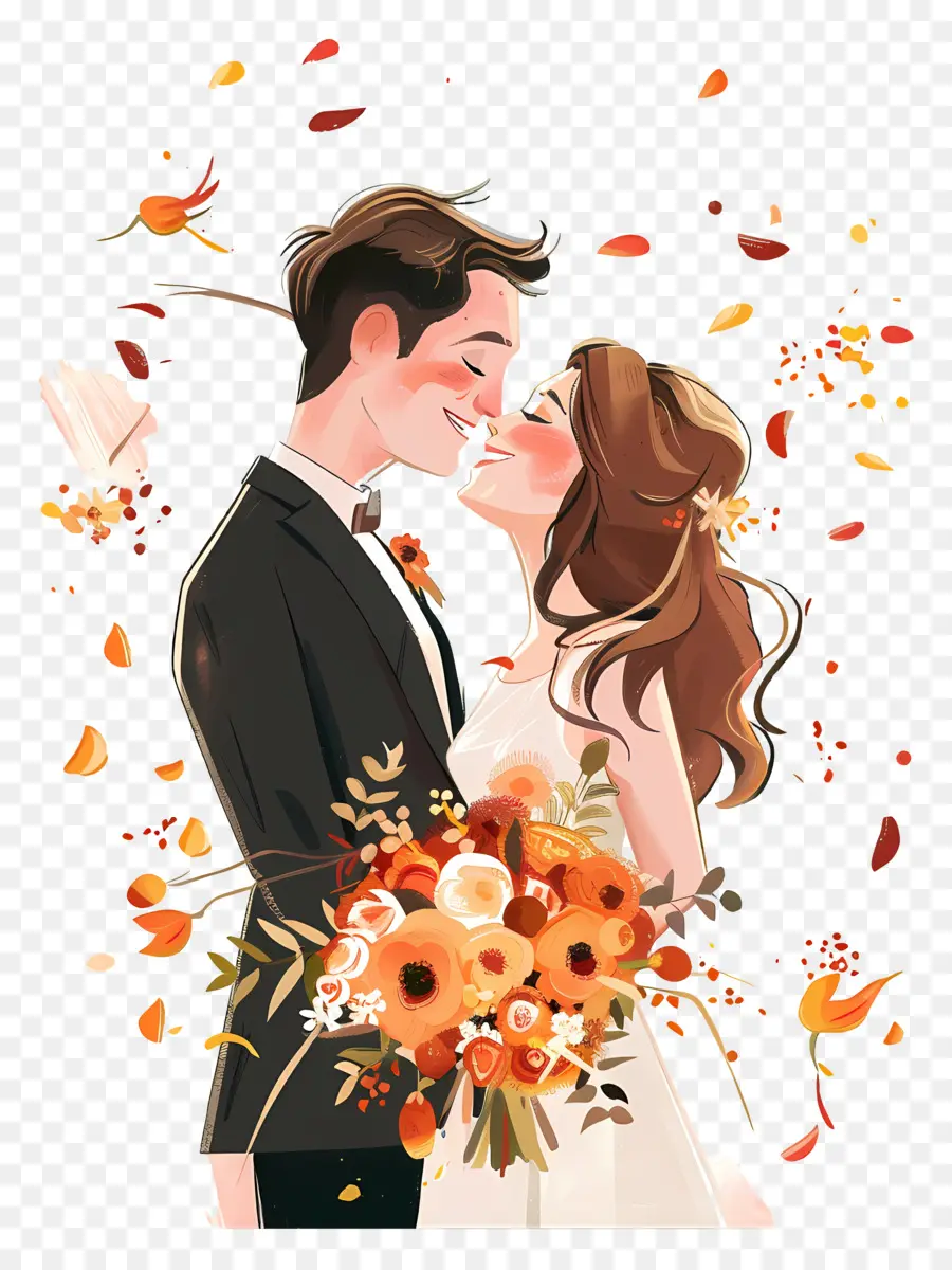 Düğün，Düğün öpücük PNG