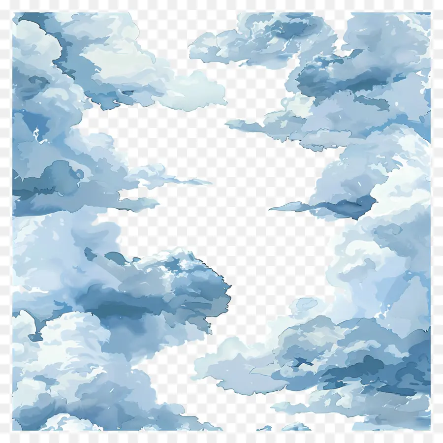 Bulutlar，Mavi Gökyüzü PNG