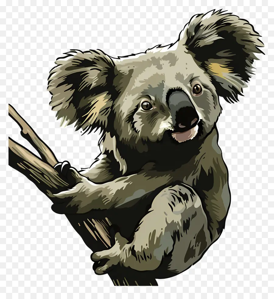 Koala，Ağaç PNG