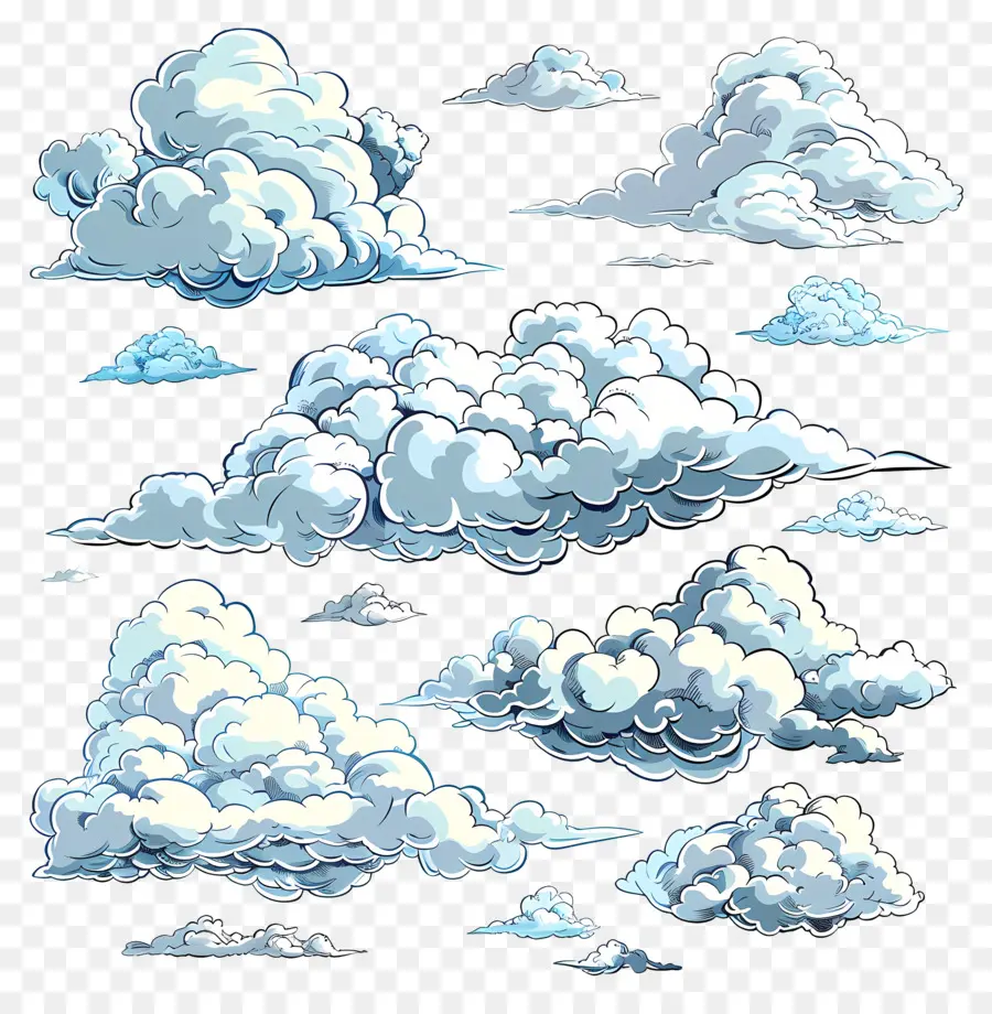 Bulutlar，Bulut şekilleri PNG