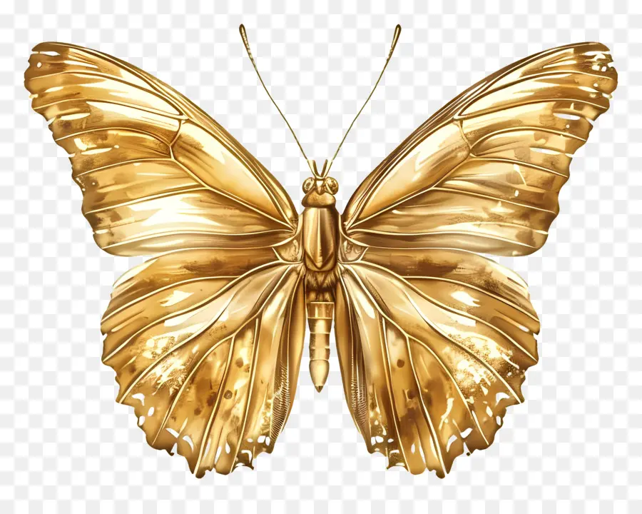 Altın Kelebek，Parıltılı Kanatlar PNG