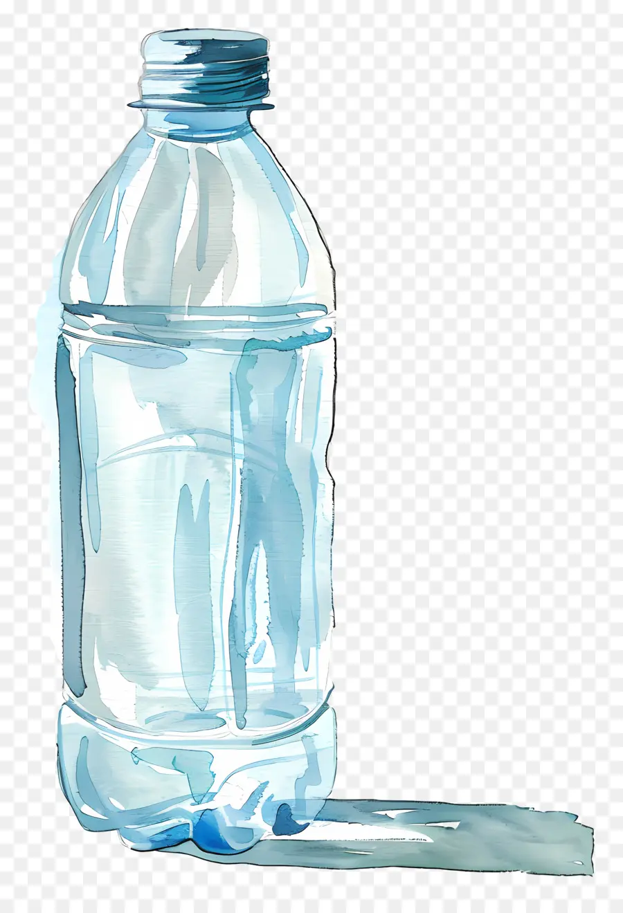 Plastik şişe，Mavi şişe PNG
