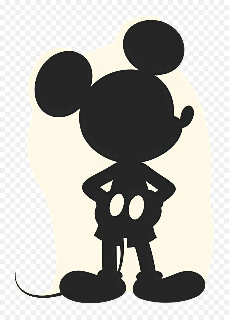 Mickey Mouse Silueti，Fare PNG