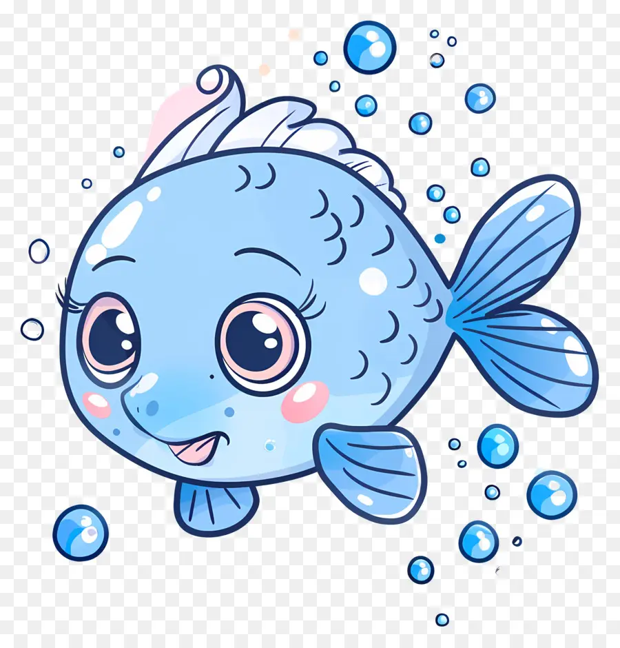 Mavi Balık，Yüzmek PNG