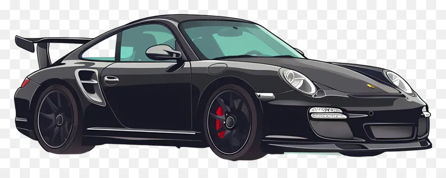 Porsche，Üstü Açılabilir Araba PNG