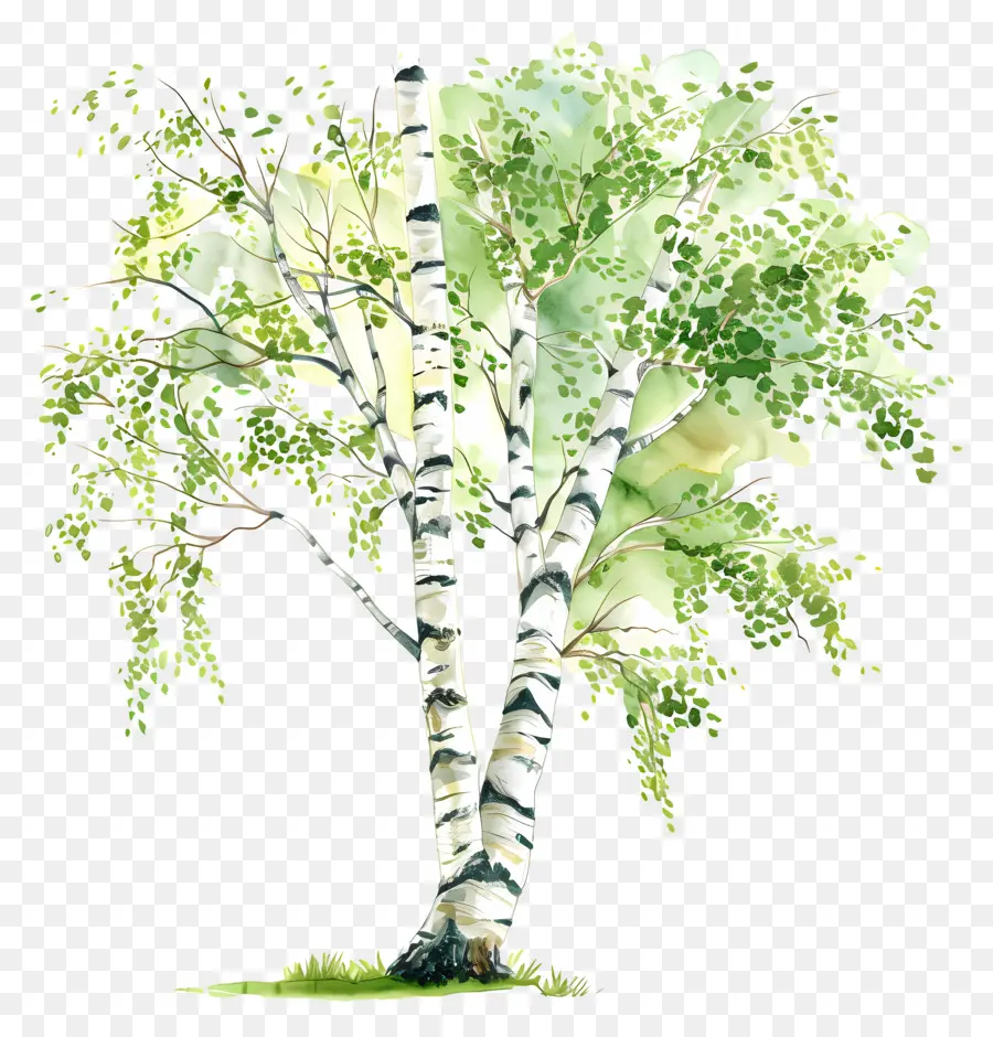 Huş Ağacı，Beyaz Huş Ağacı PNG