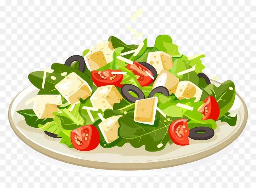 Sezar Salatası，Salata PNG