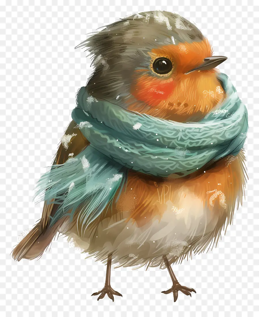 Robin，Sevimli Kuş PNG