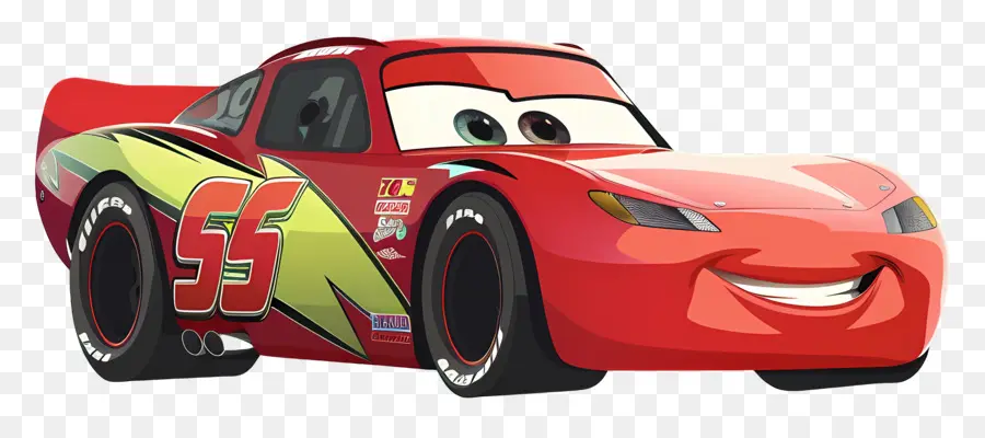 Şimşek Mcqueen，Disney Pixar Araba PNG