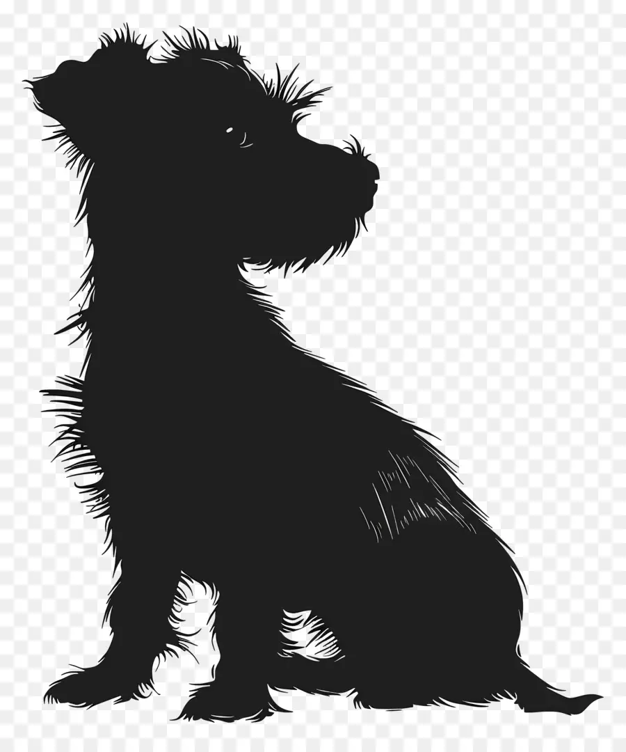 Köpek Siluet，Evcil Hayvan Mağazası Logosu PNG