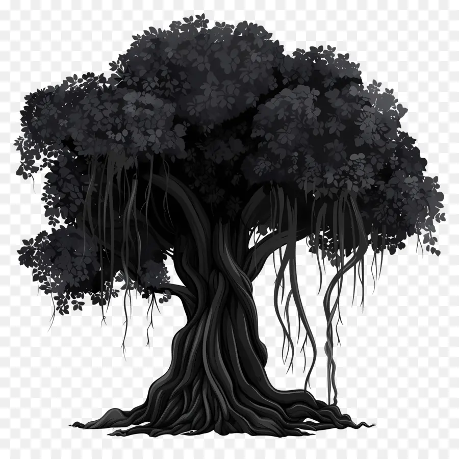 Siyah Banyan Ağacı，Boğuk Ağaç PNG