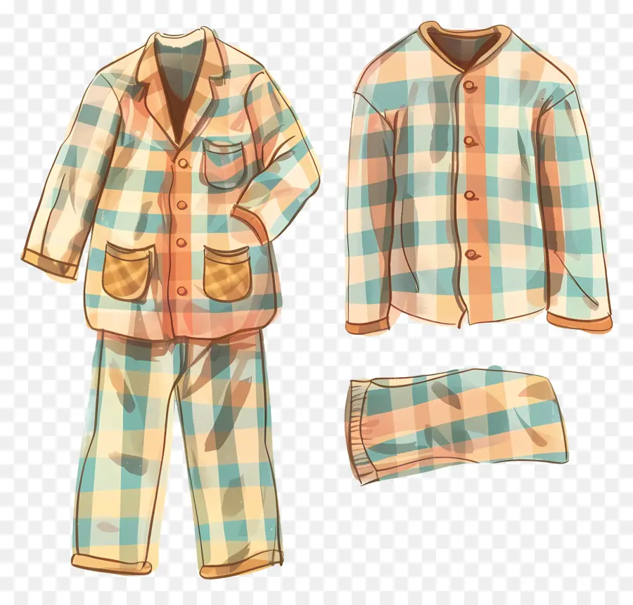 Şalvarlı，Erkek Pijamaları PNG