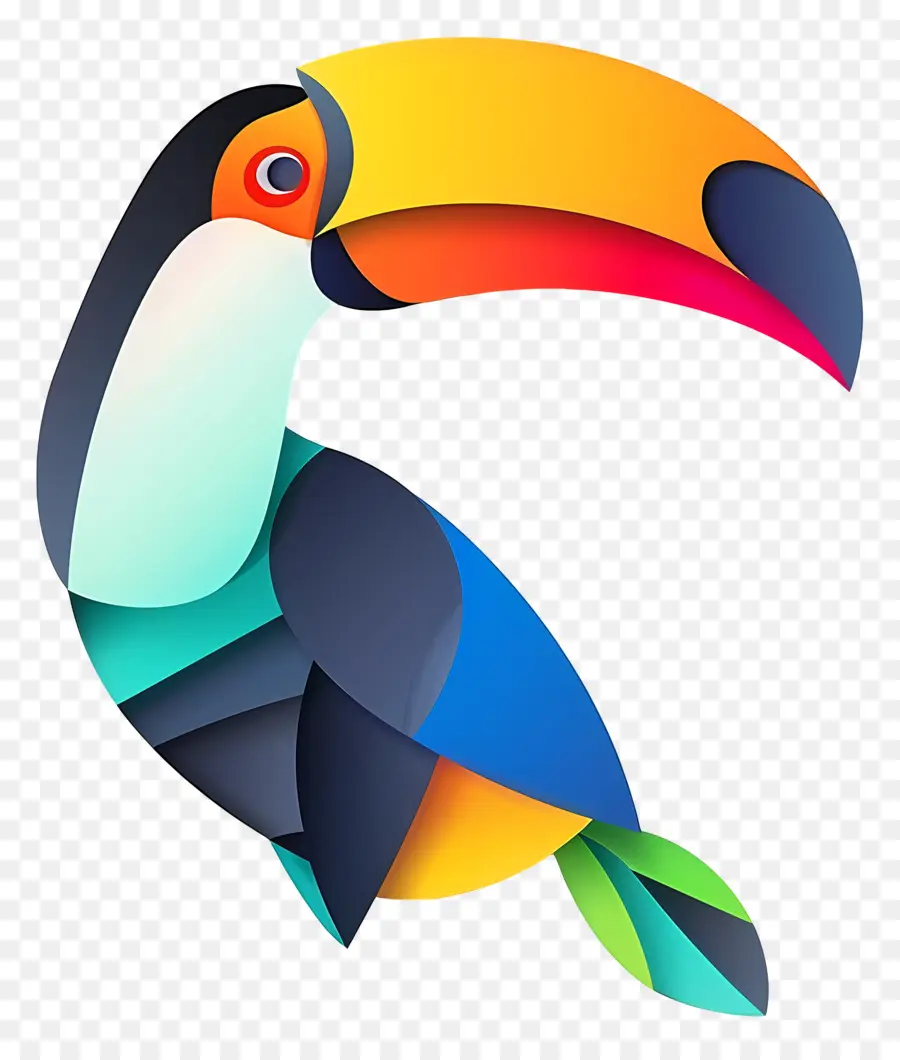 Tukan，Renkli Kuş PNG