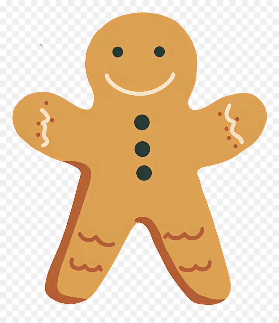 Gingerbread Adam，çizgi Film Karakteri PNG