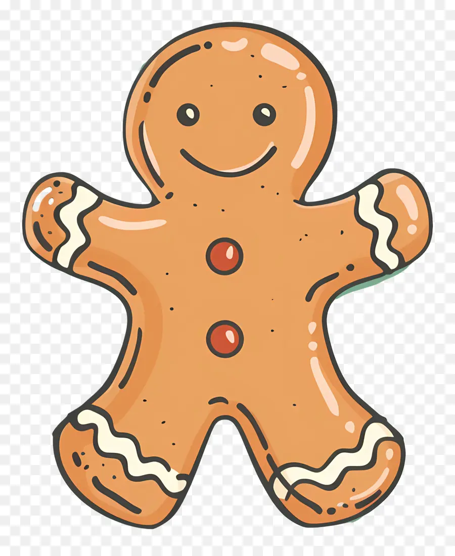Gingerbread Adam，Karikatür PNG