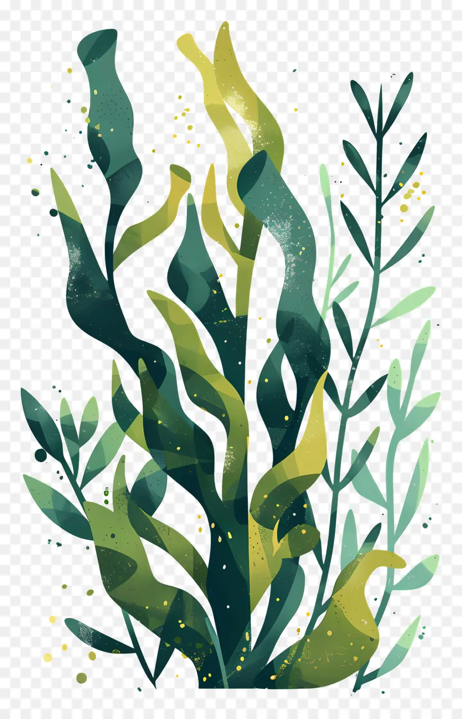 Kelp，Suluboya Resim PNG