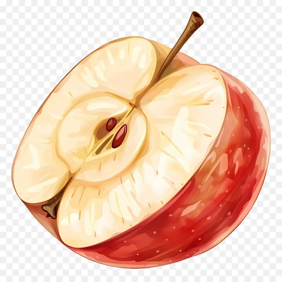 Elma Yarısı，Elma PNG